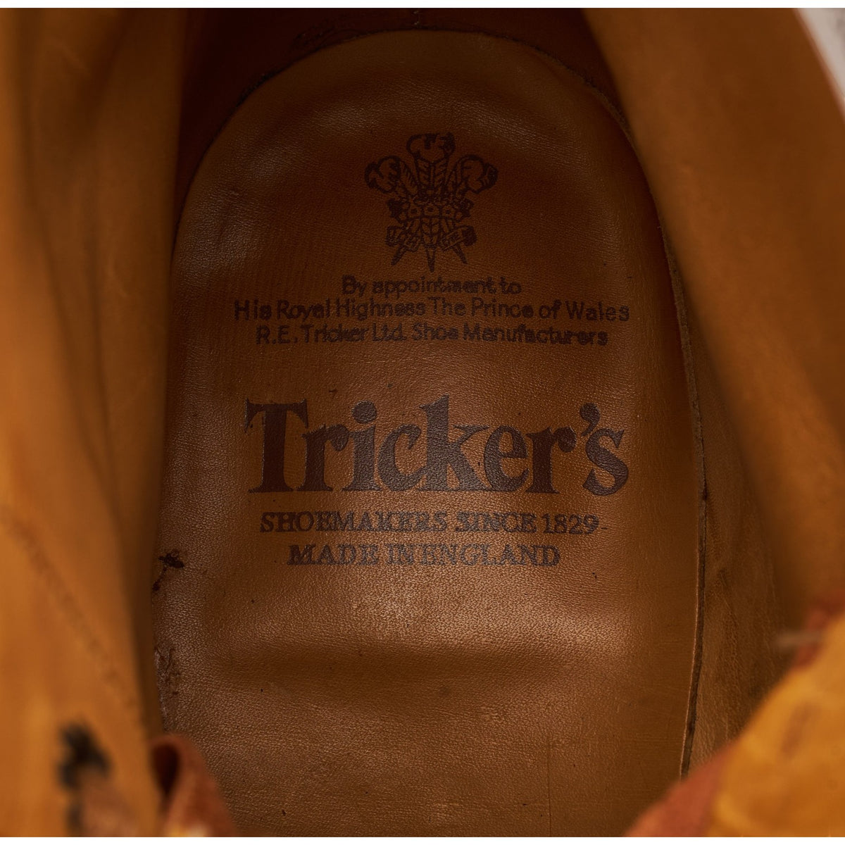 'Ripon' Tan Brown Leather Boots UK 8