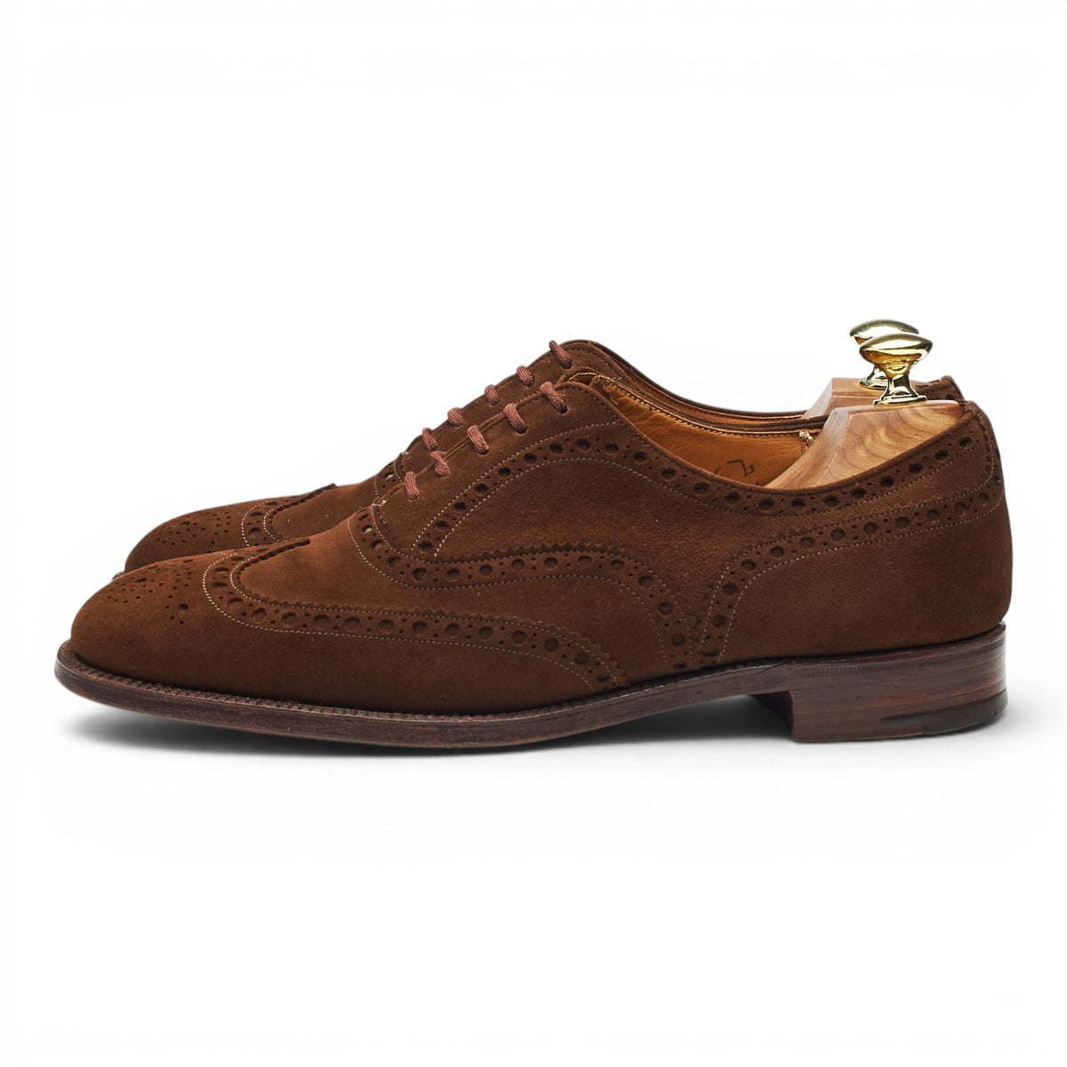 'Buck' Brown Suede Oxford Brogues UK 8 F