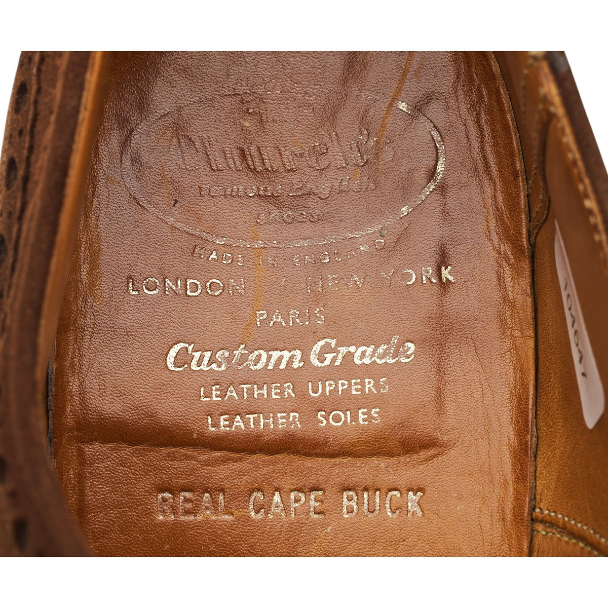 'Buck' Brown Suede Oxford Brogues UK 8 F