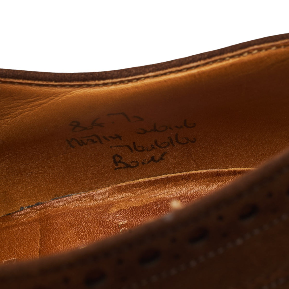 'Buck' Brown Suede Oxford Brogues UK 8 F