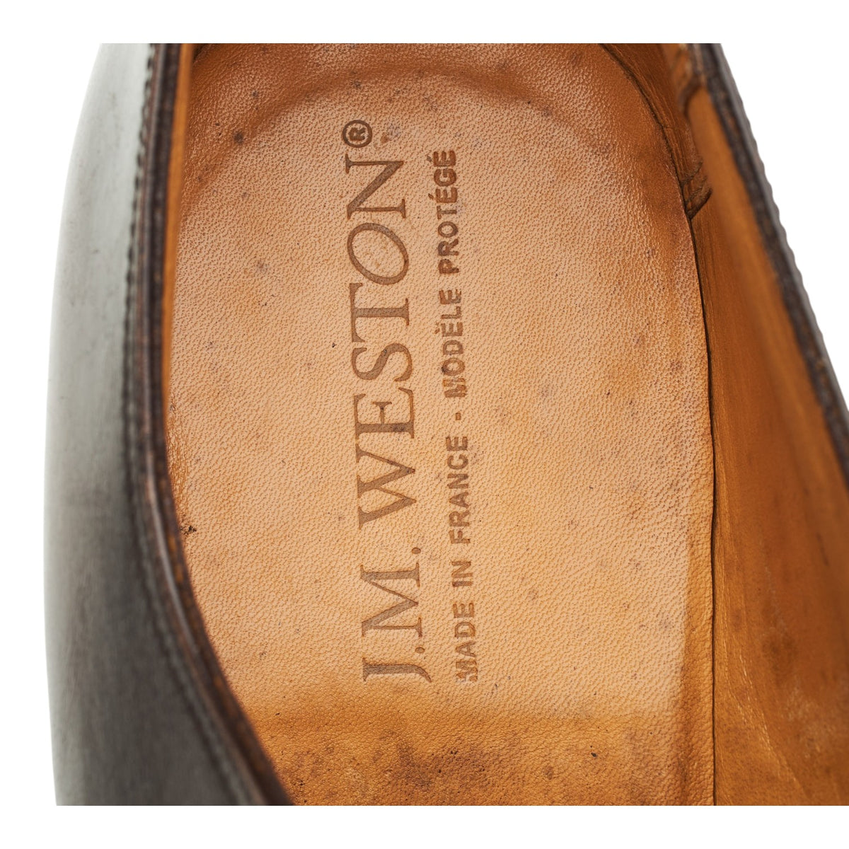 '449' Dark Brown Leather Derby 9 C UK 9