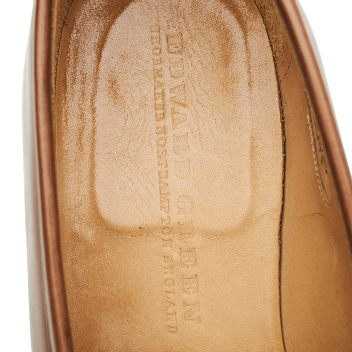 'Piccadilly' Brown Leather and Beige Canvas Loafers UK 8 E