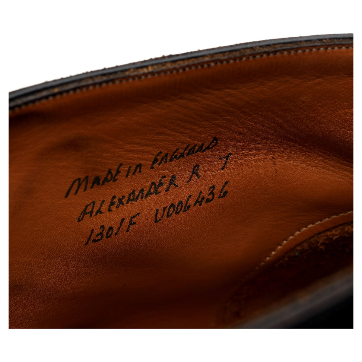 &#39;Alexander&#39; Black Leather Boots UK 7 F