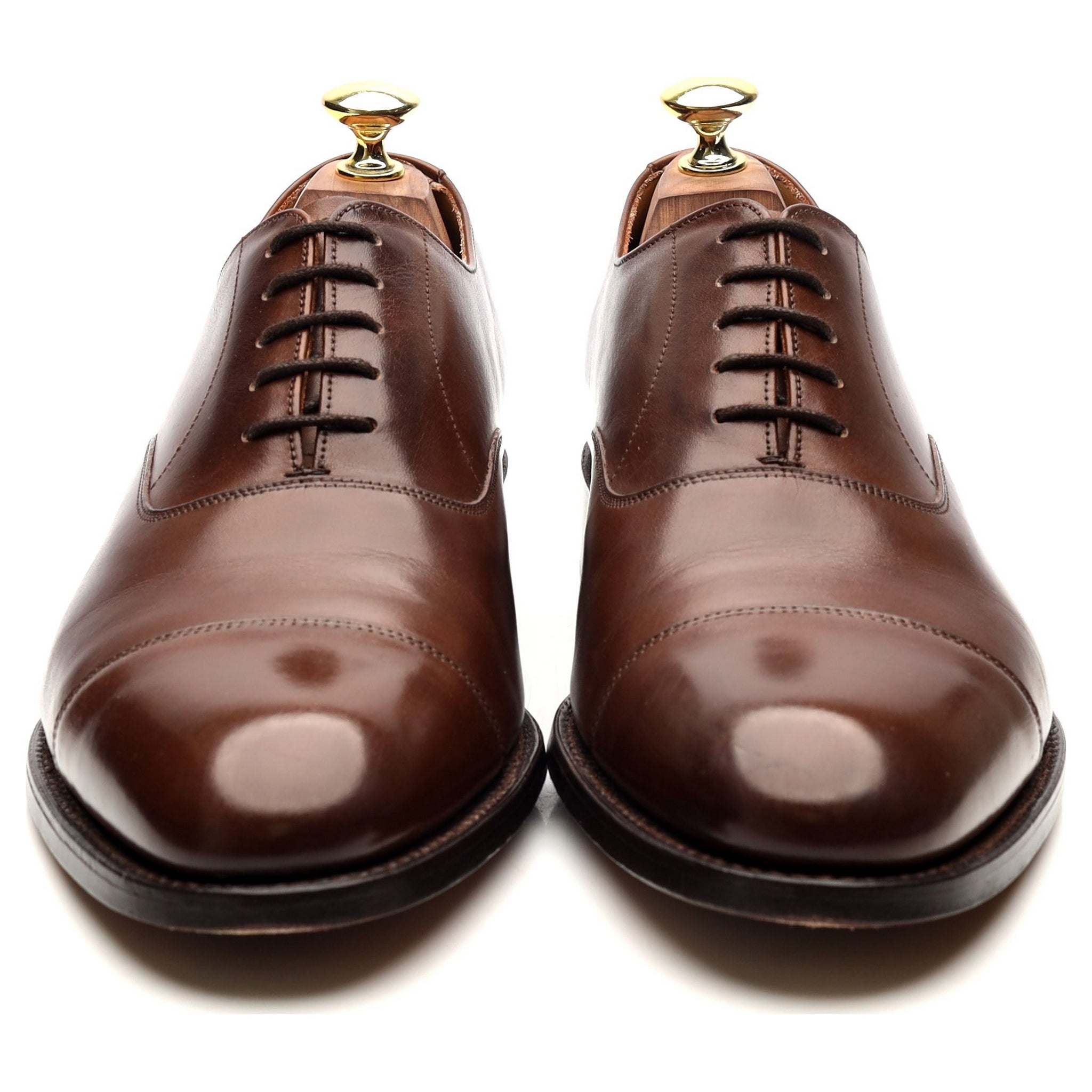 Mayfair' Brown Leather Oxford UK 8 F - Abbot's Shoes