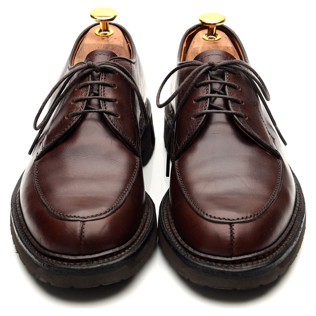 &#39;7118S&#39; Brown Leather Split Toe Derby UK 5.5 US 6