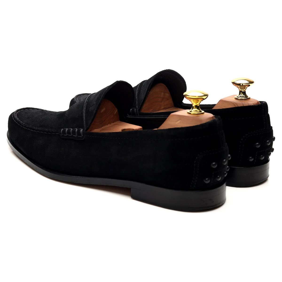 Black Suede Loafers UK 8.5