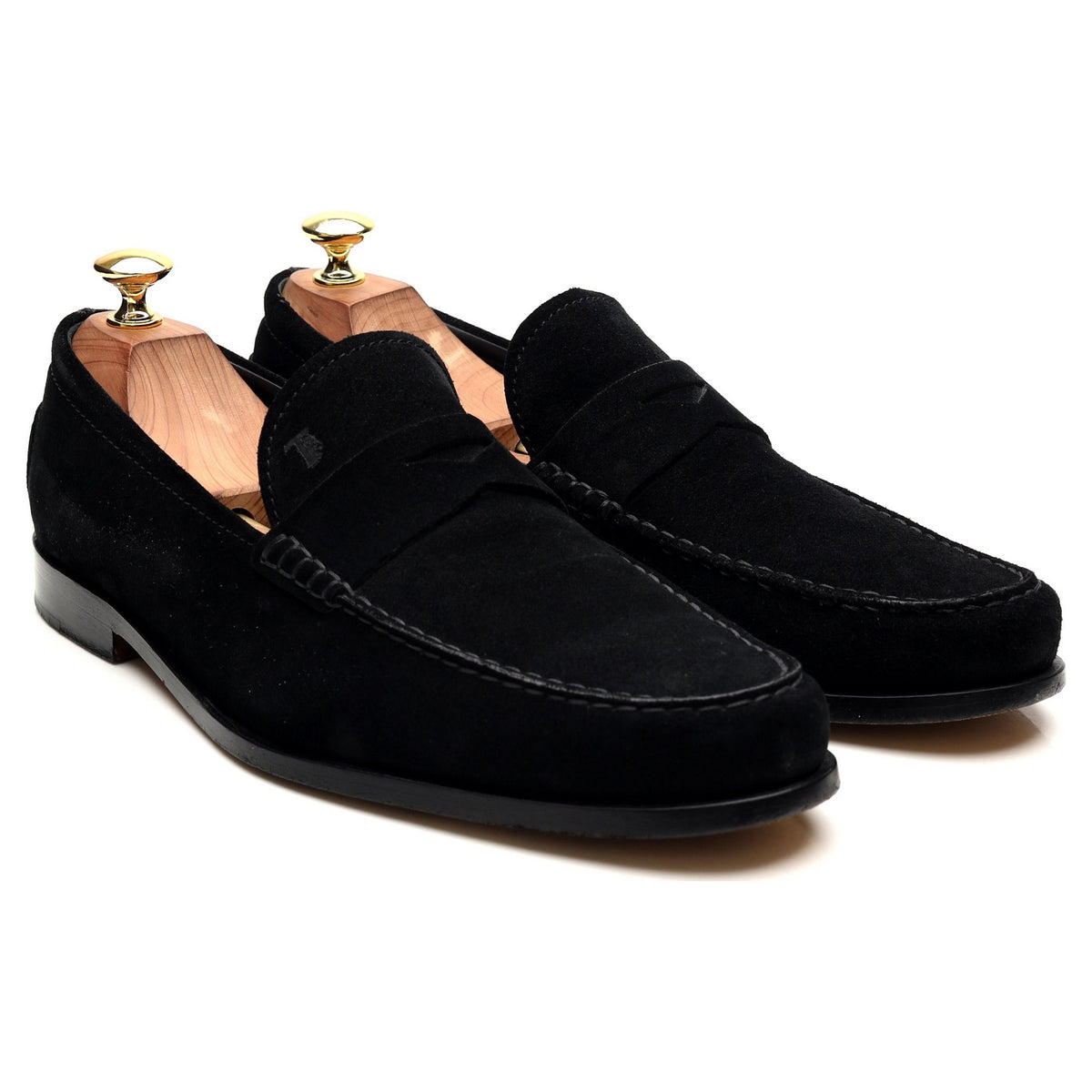 Black Suede Loafers UK 8.5