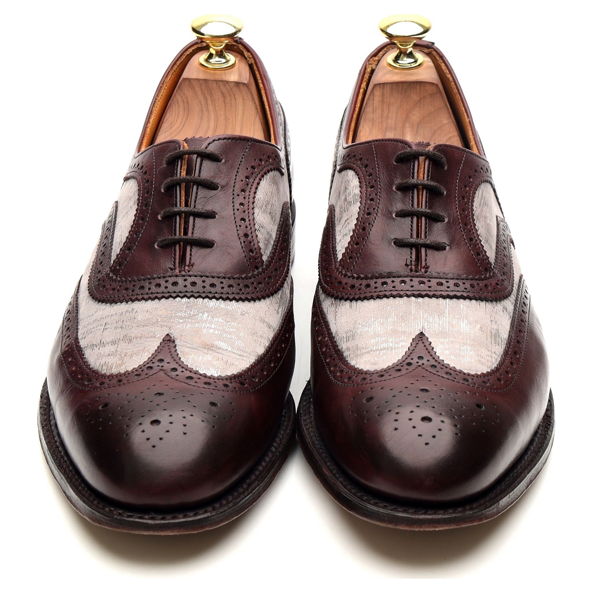 Two tone brogues on sale mens