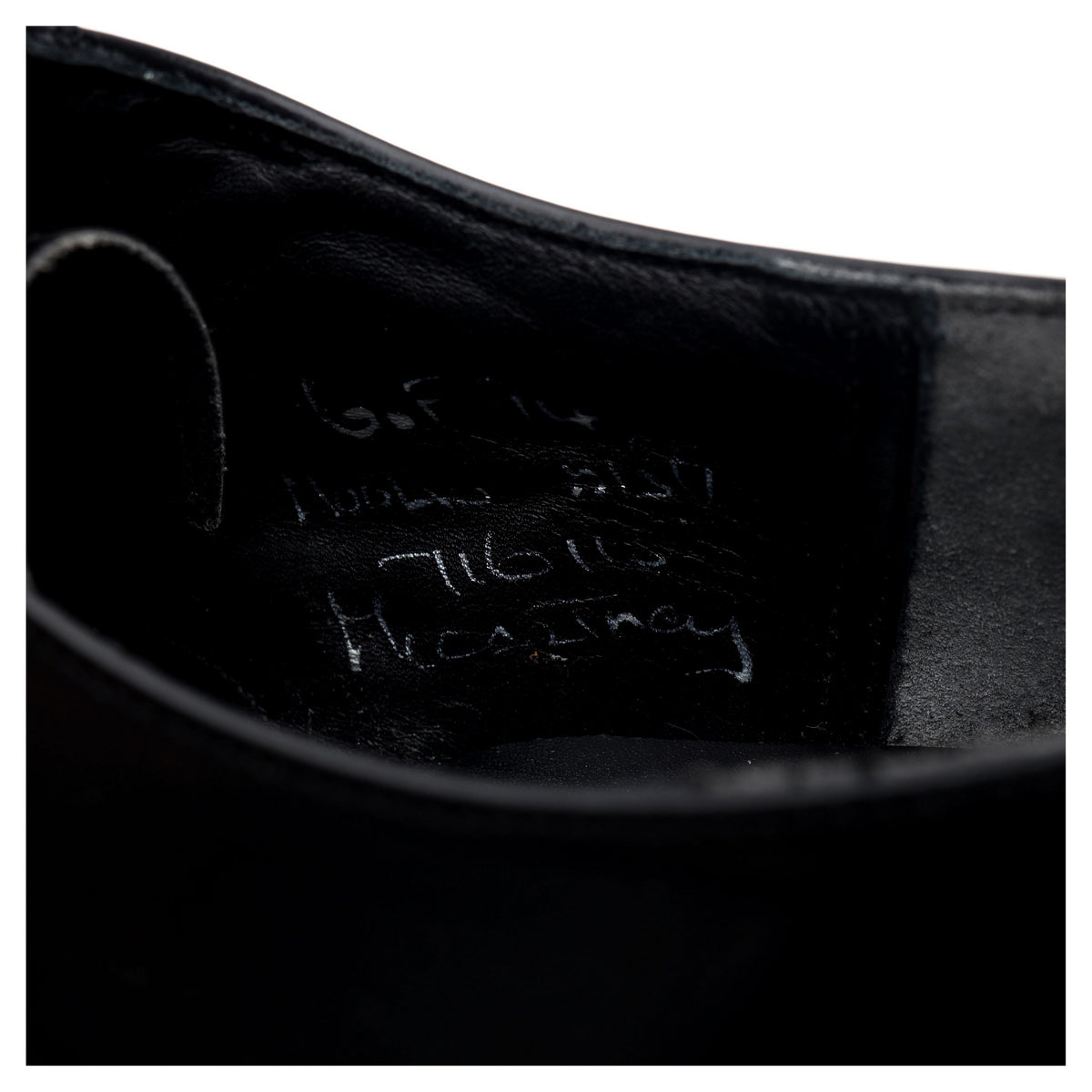 &#39;McCartney&#39; Black Leather Derby UK 6 F