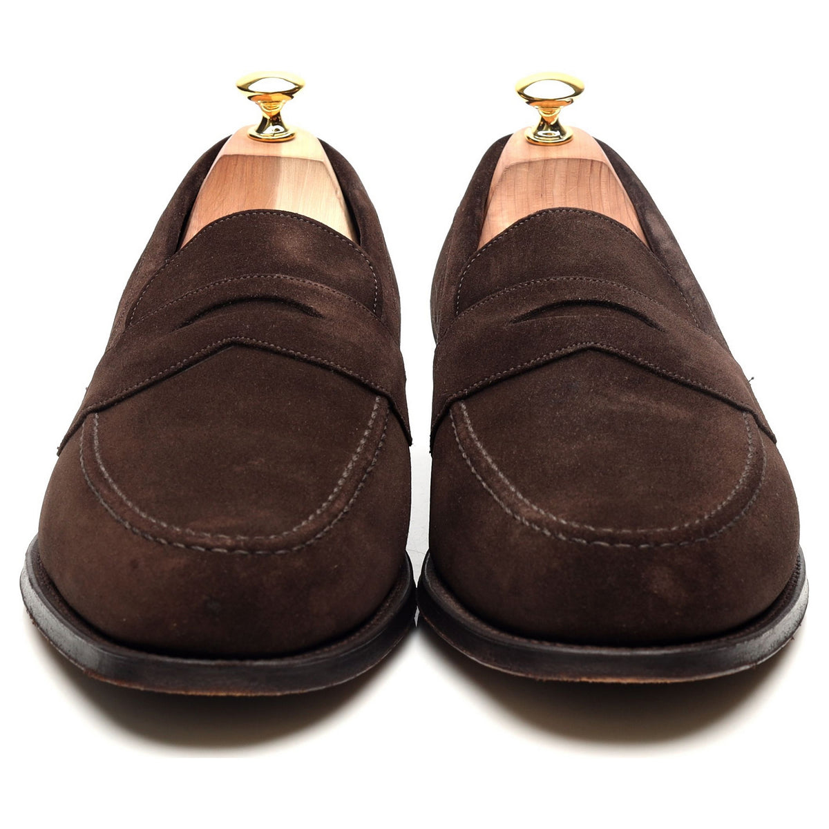 Shipton &amp; Heneage &#39;Arran&#39; Dark Brown Suede Loafers UK 11 F