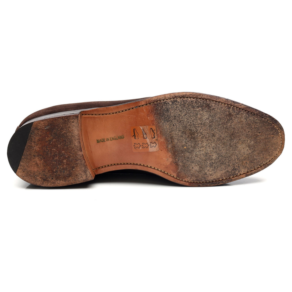 Shipton &amp; Heneage &#39;Arran&#39; Dark Brown Suede Loafers UK 11 F