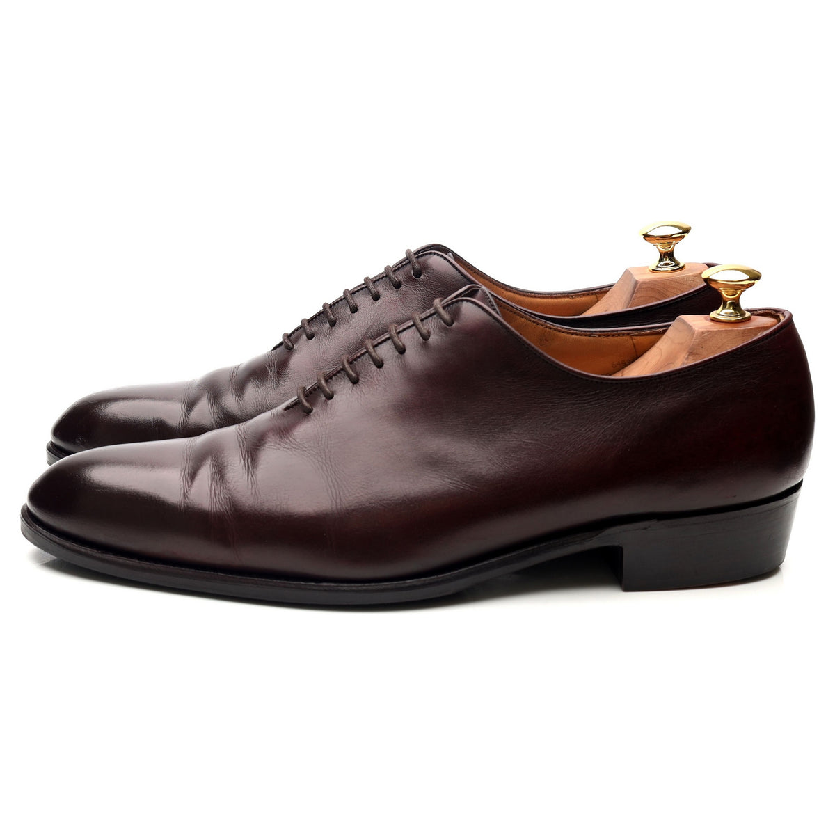 Burgundy Leather Wholecut Oxford 9.5 E UK 10