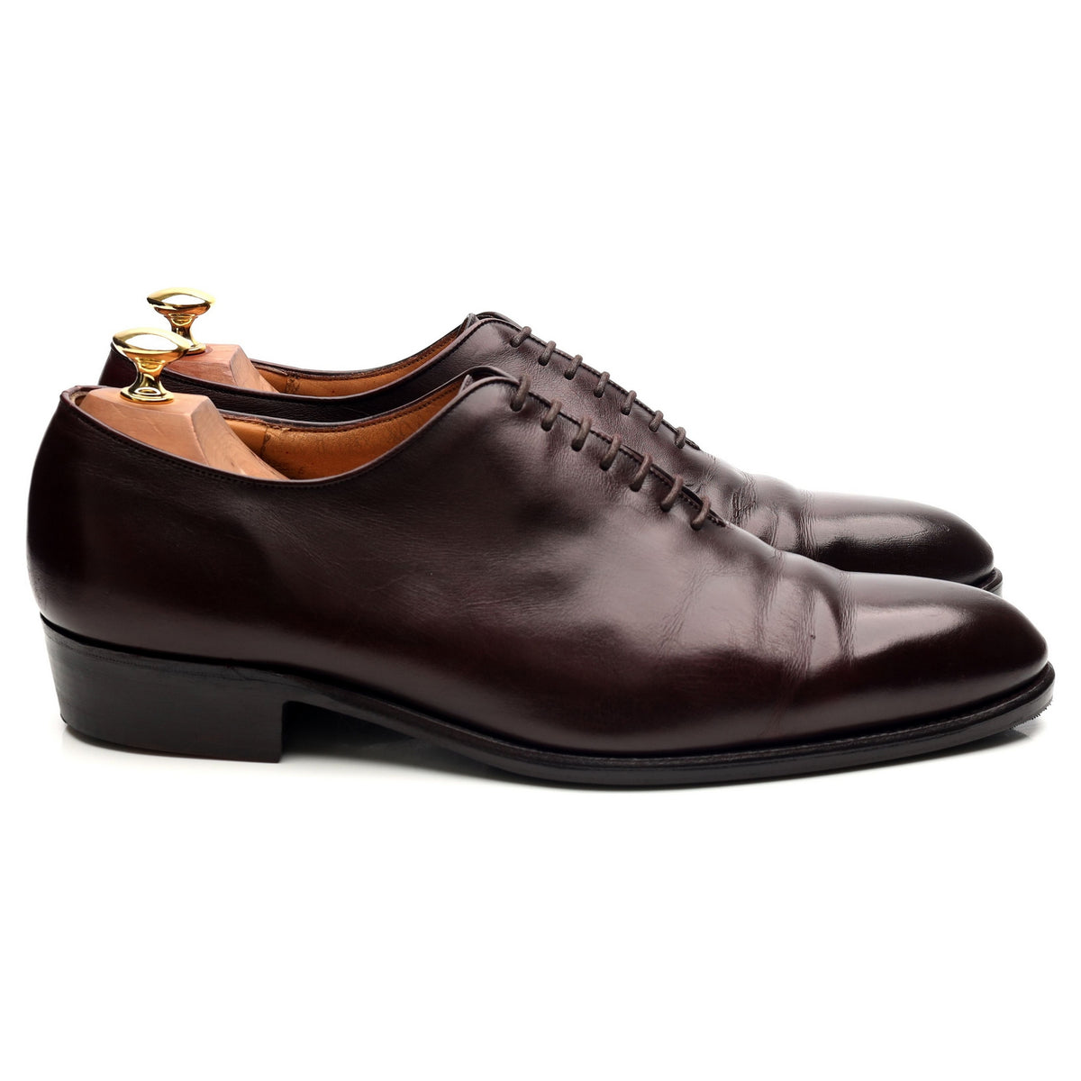 Burgundy Leather Wholecut Oxford 9.5 E UK 10