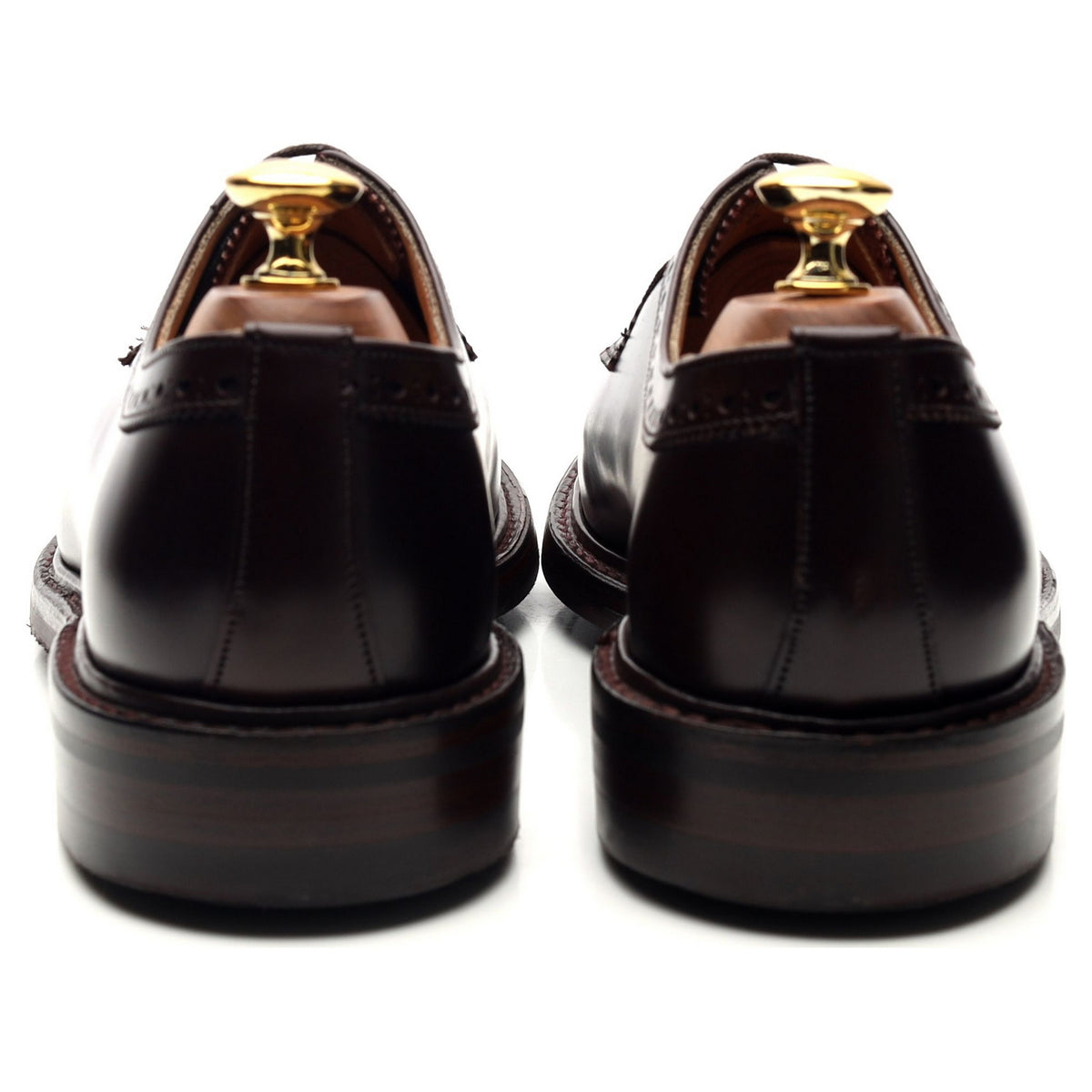 &#39;George IV&#39; Burgundy Leather Derby UK 6 F