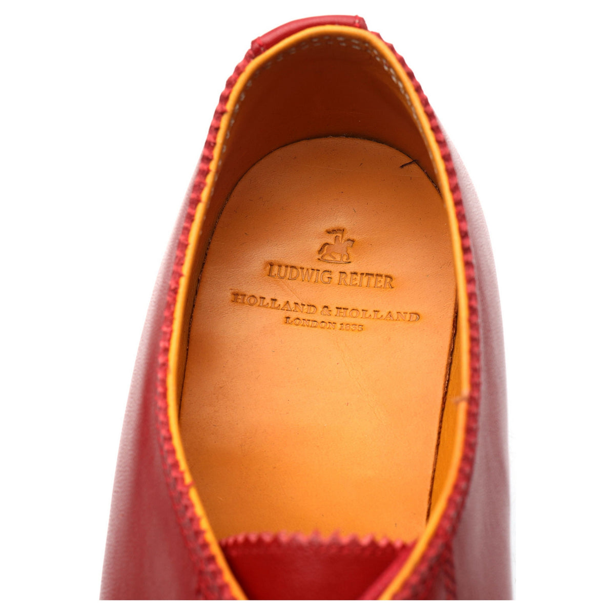 Women&#39;s &#39;Norweger&#39; Red Leather Derby UK 4