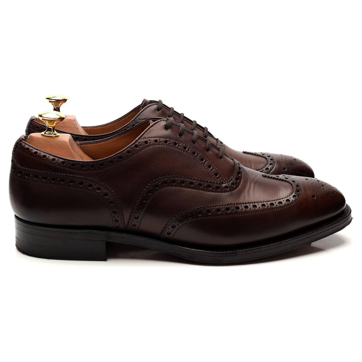 &#39;Chetwynd&#39; Dark Brown Leather Brogues UK 9 G