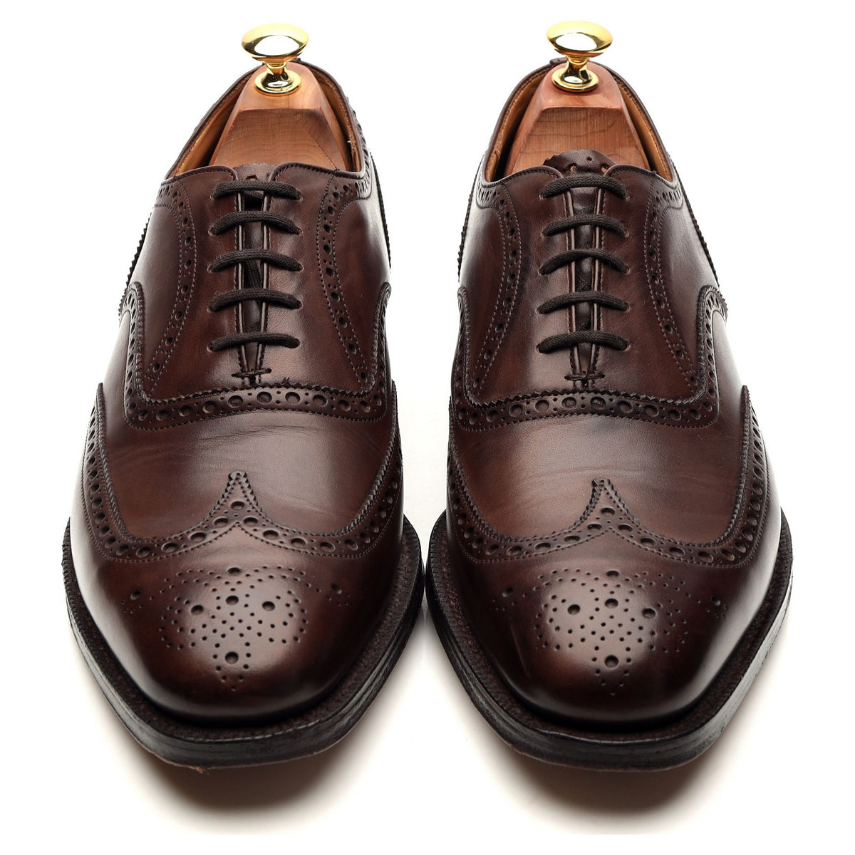 &#39;Chetwynd&#39; Dark Brown Leather Brogues UK 9 G