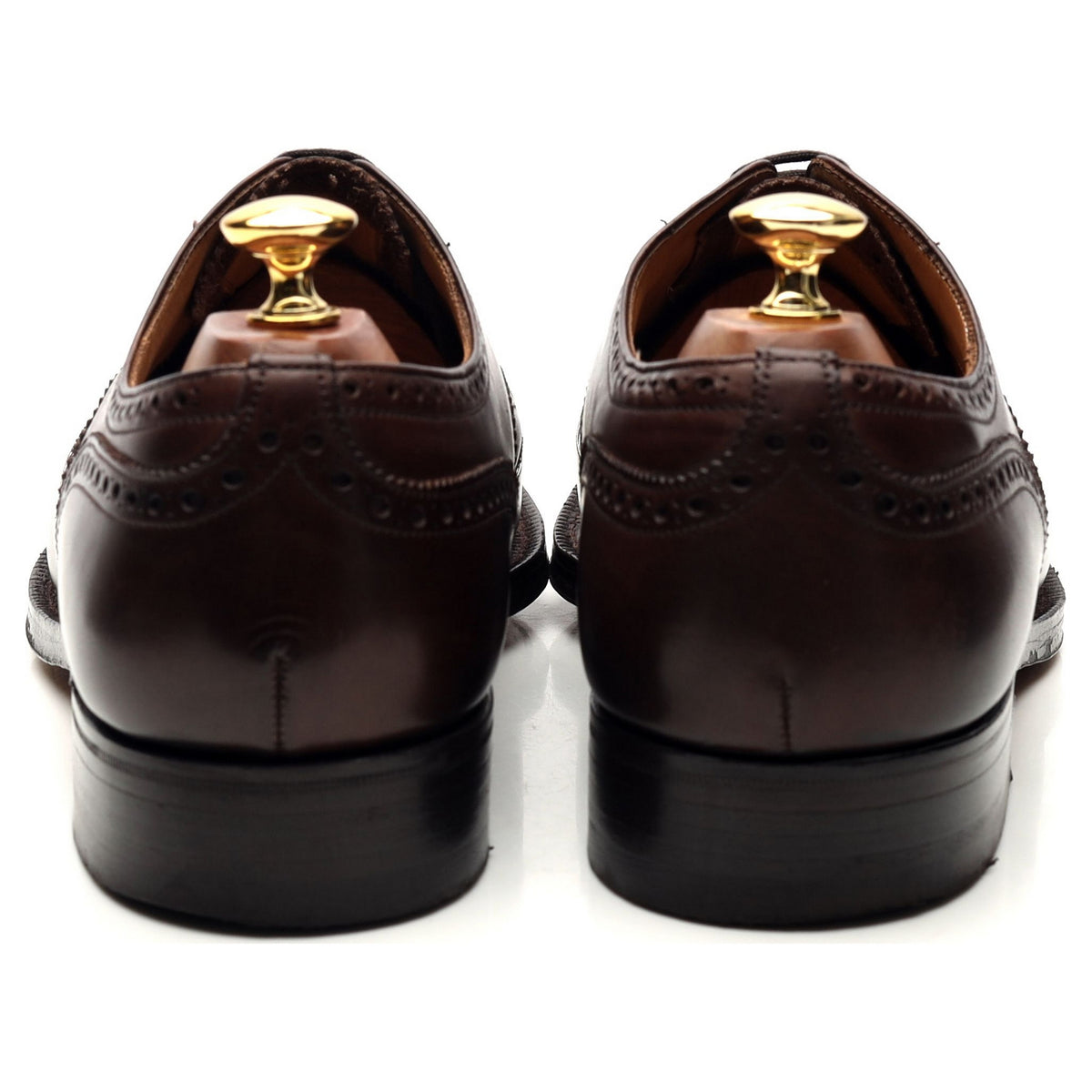 &#39;Chetwynd&#39; Dark Brown Leather Brogues UK 9 G