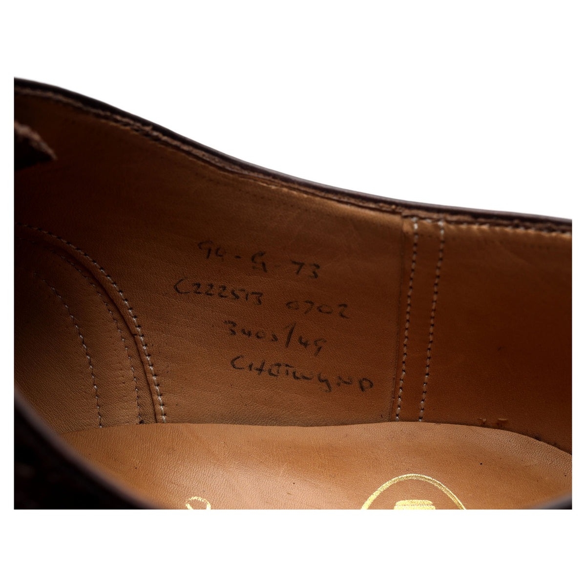 &#39;Chetwynd&#39; Dark Brown Leather Brogues UK 9 G