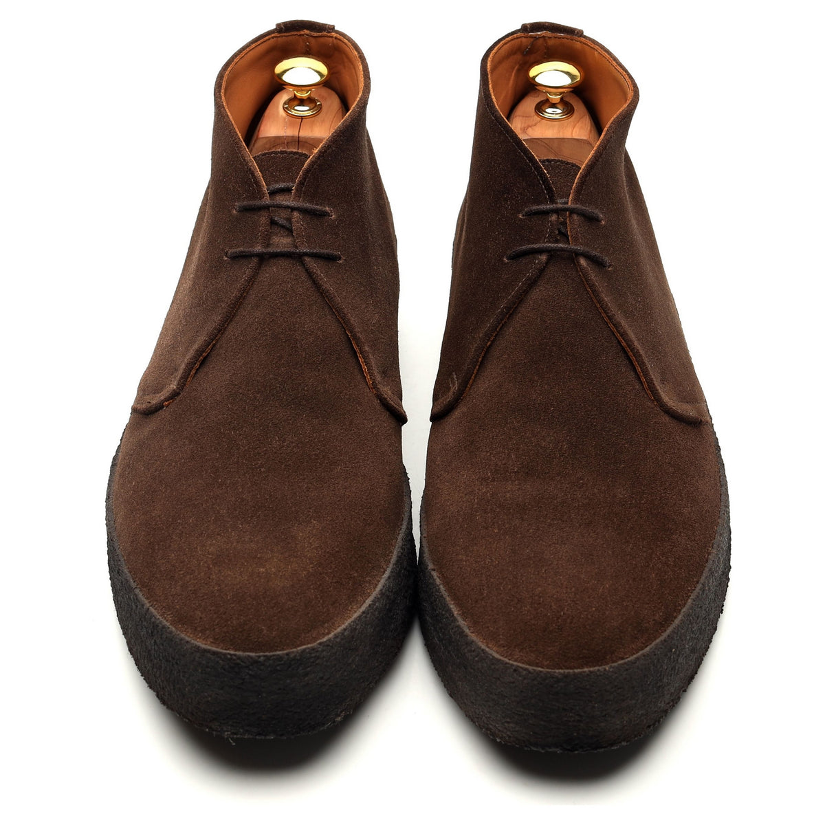 &#39;Hi-Top&#39; Brown Suede Chukka Boots UK 12 F