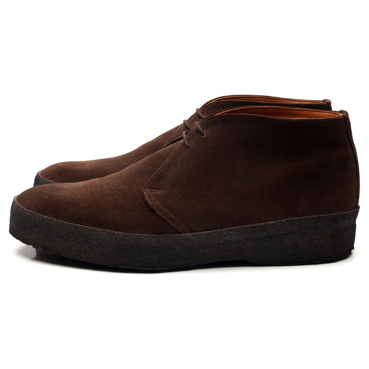 &#39;Hi-Top&#39; Brown Suede Chukka Boots UK 12 F