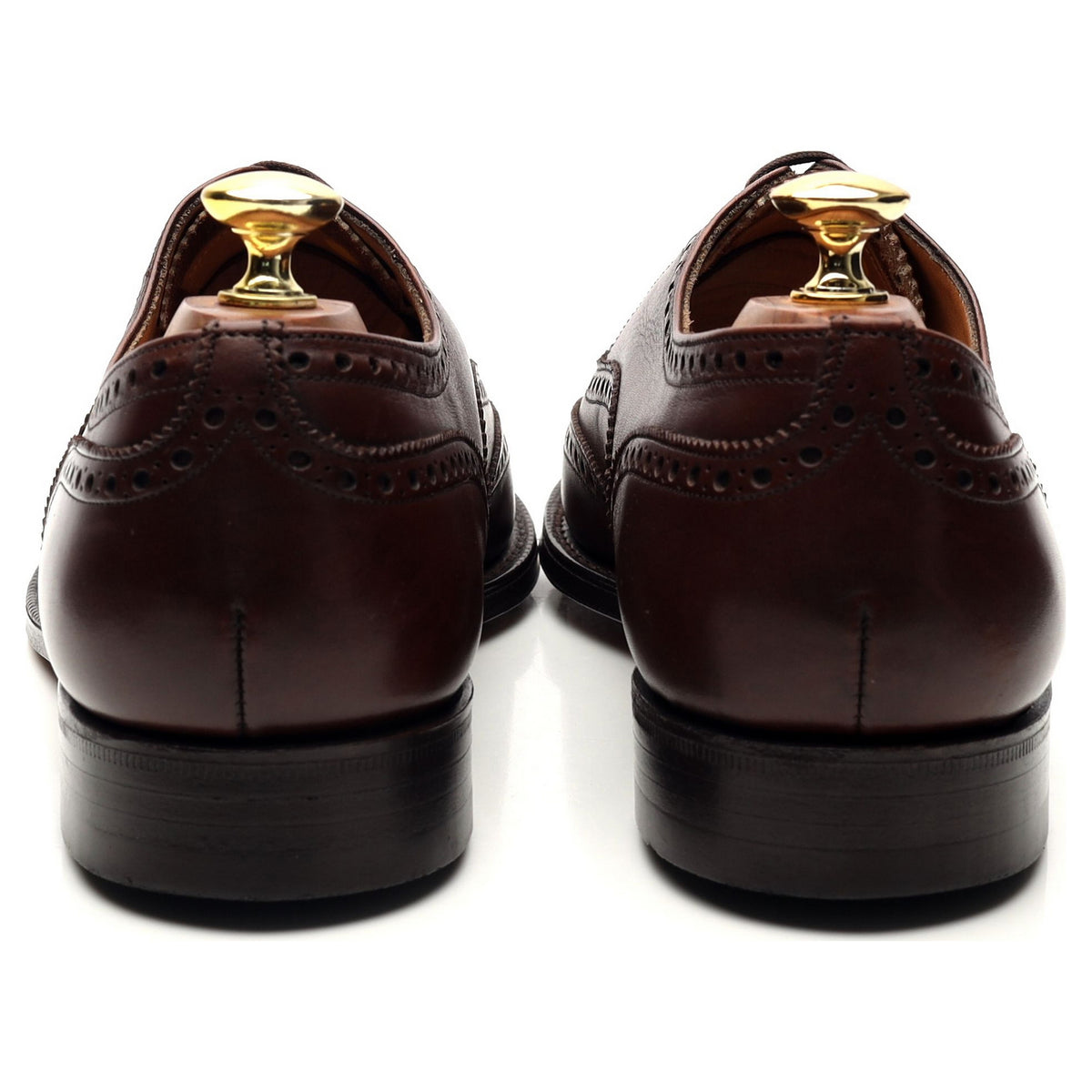 Dark Brown Leather Oxford Brogues UK 8.5 F