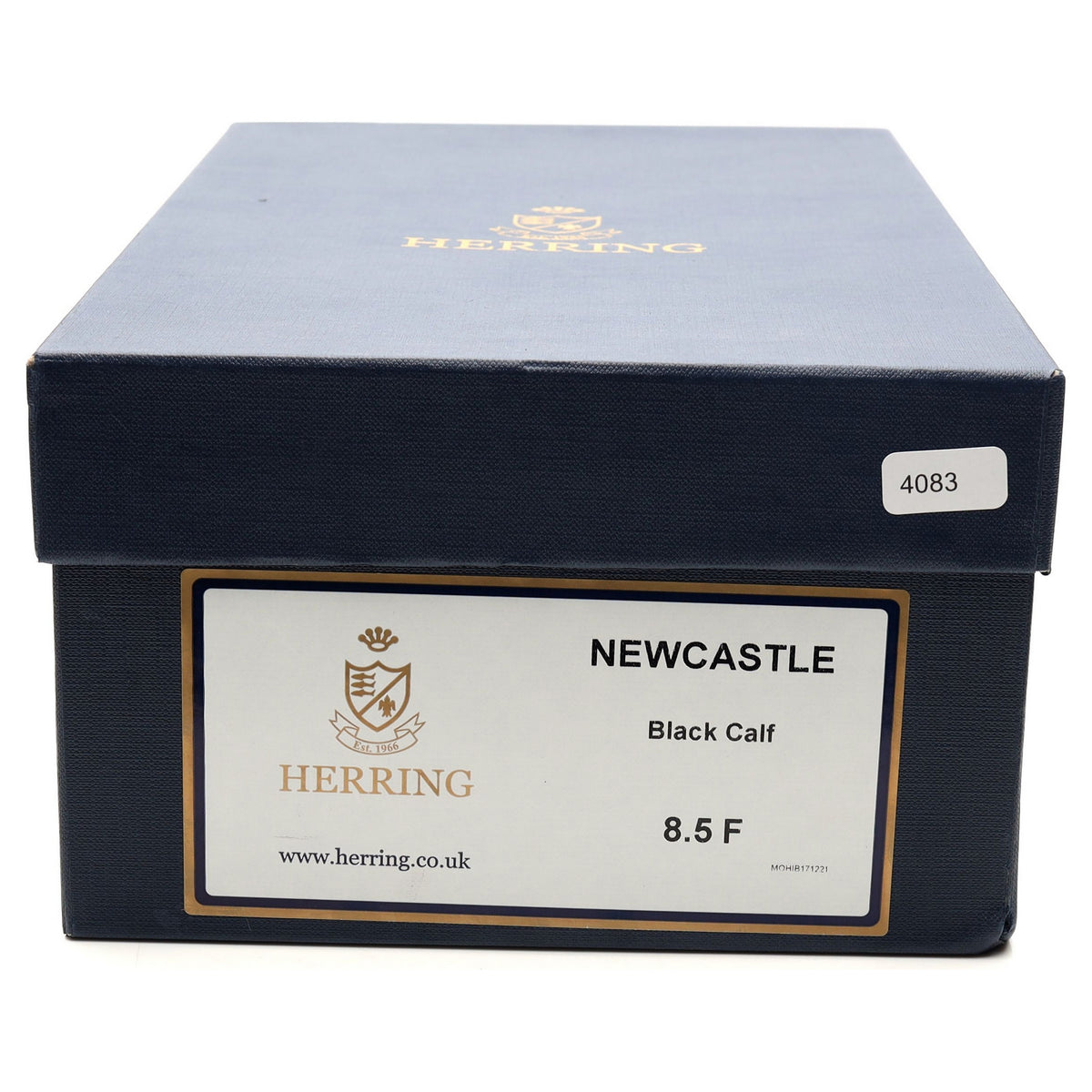 &#39;Newcastle&#39; Black Leather Oxford UK 8.5 F