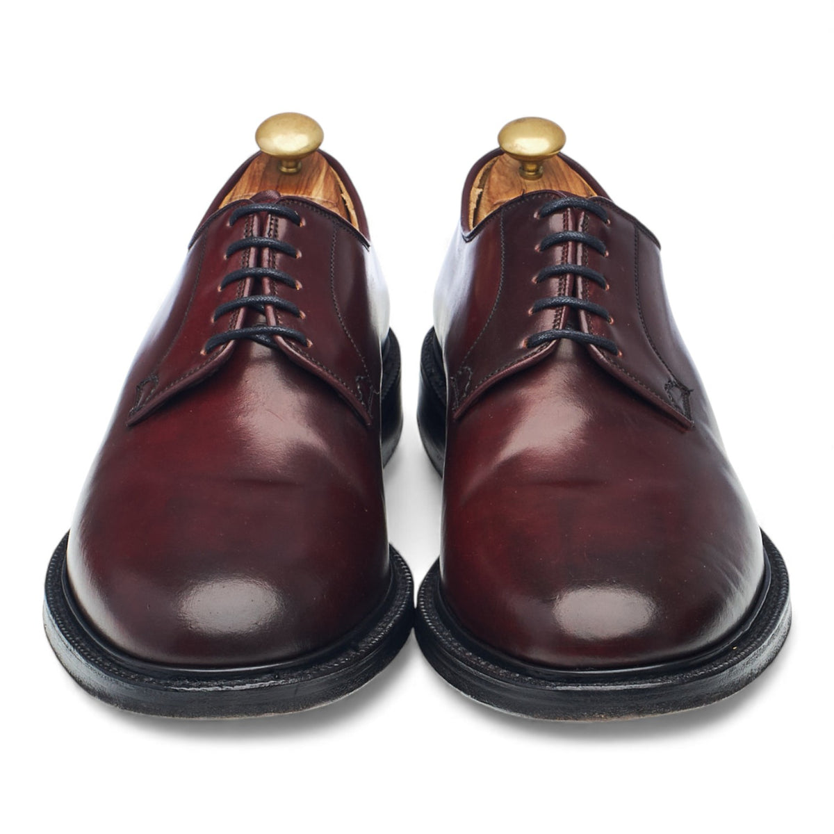 'Shannon' Burgundy Cordovan Leather Derby UK 7.5 G