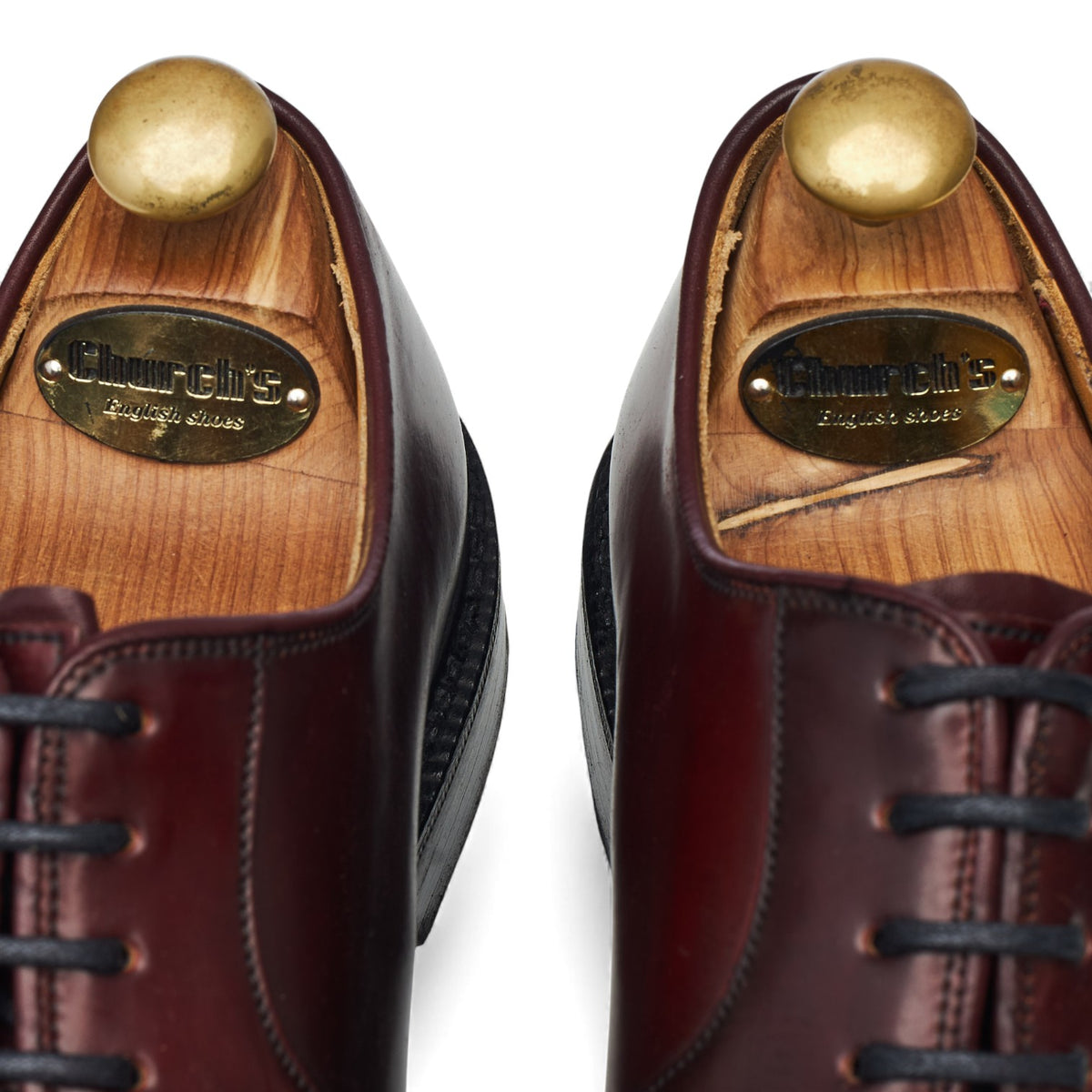 'Shannon' Burgundy Cordovan Leather Derby UK 7.5 G