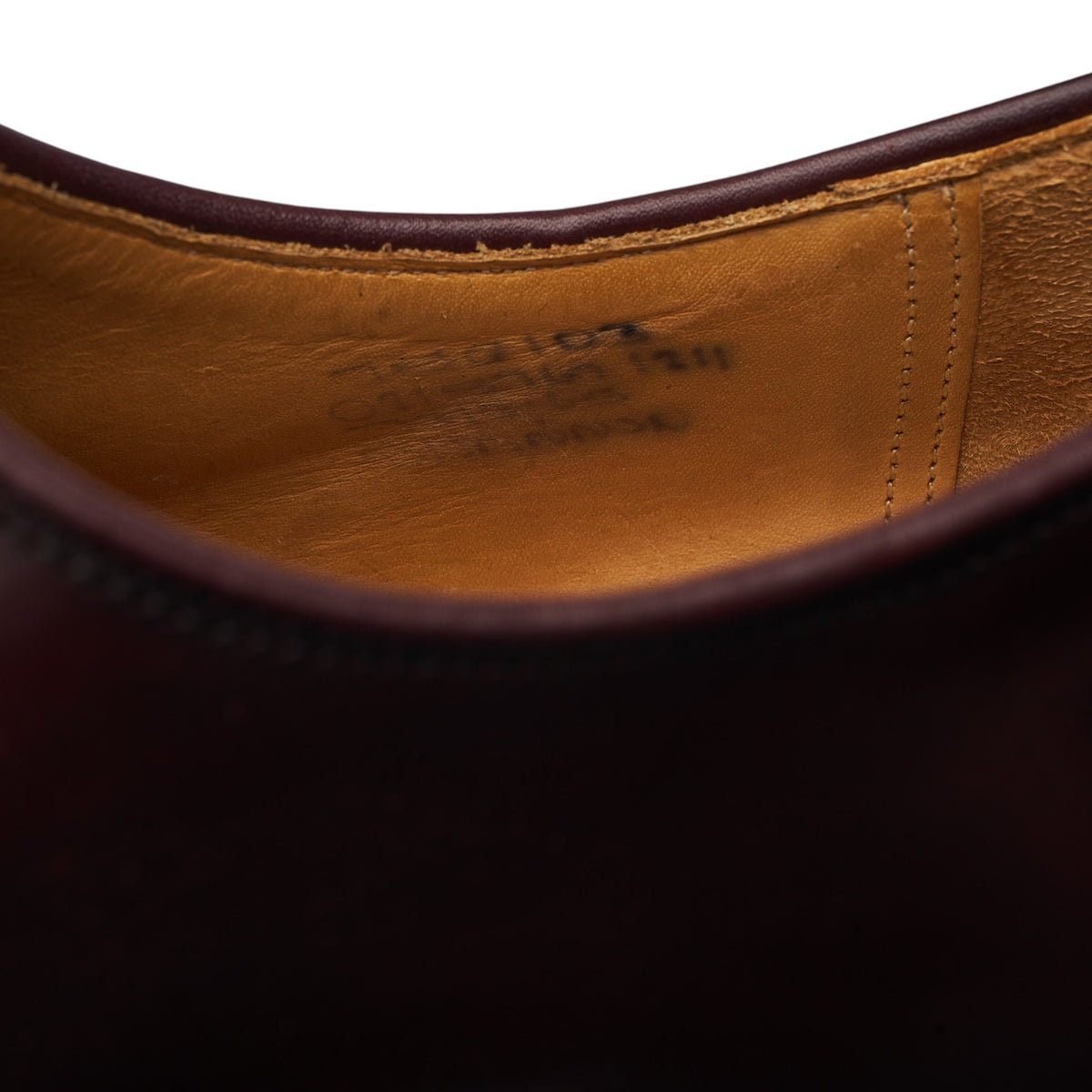 'Shannon' Burgundy Cordovan Leather Derby UK 7.5 G
