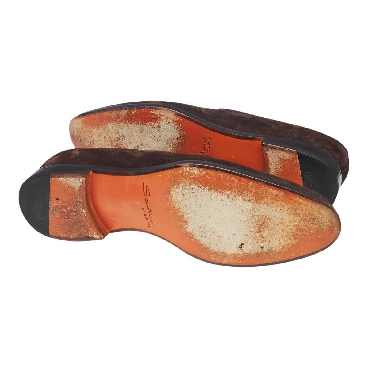 Dark Brown Suede Tassel Loafers UK 8.5 F