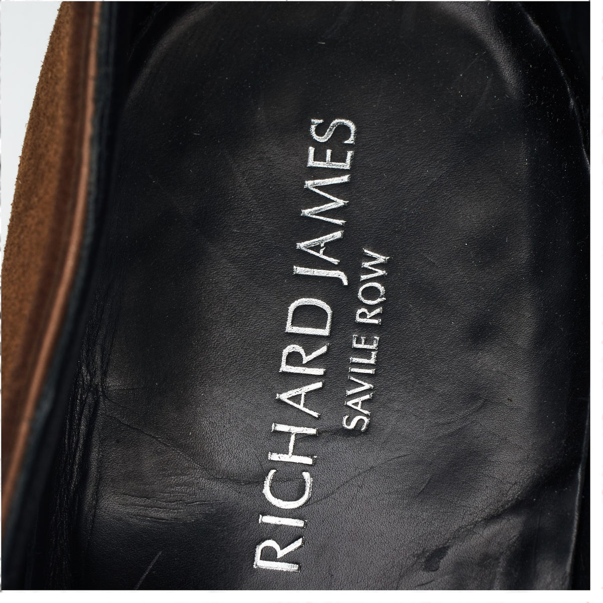 Richard James Brown Suede Loafers UK 7 E