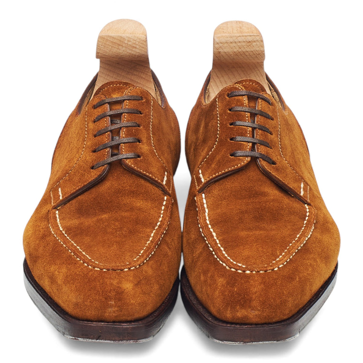 'Centurion' Snuff Brown Suede Split Toe Derby UK 6.5 E