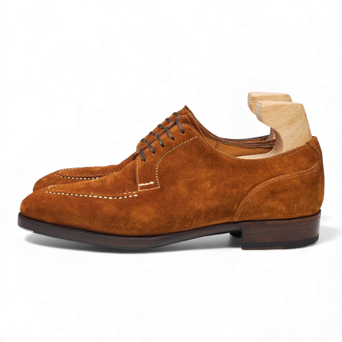 'Centurion' Snuff Brown Suede Split Toe Derby UK 6.5 E