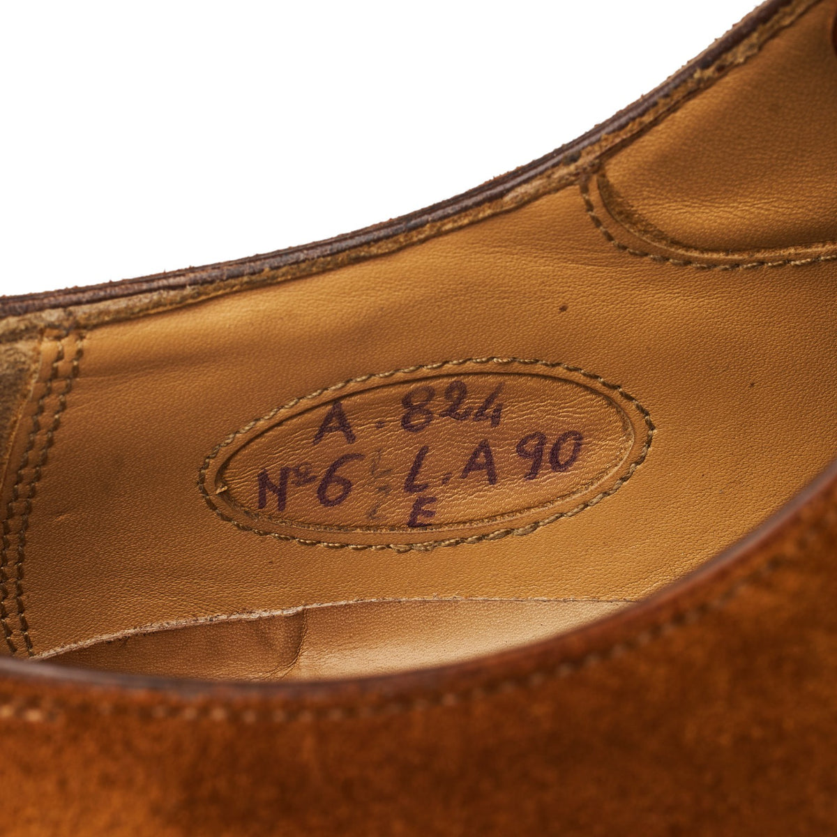 'Centurion' Snuff Brown Suede Split Toe Derby UK 6.5 E