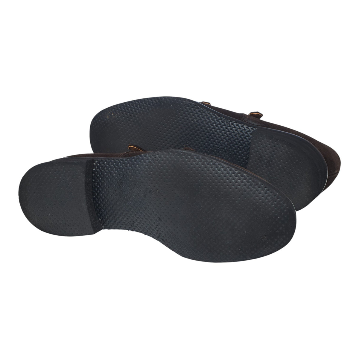 'Whitby' Dark Brown Suede Double Monk Strap UK 6.5 E