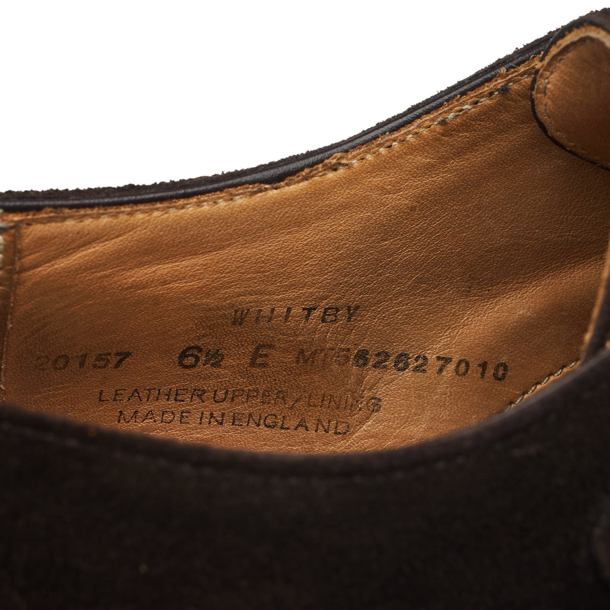 'Whitby' Dark Brown Suede Double Monk Strap UK 6.5 E