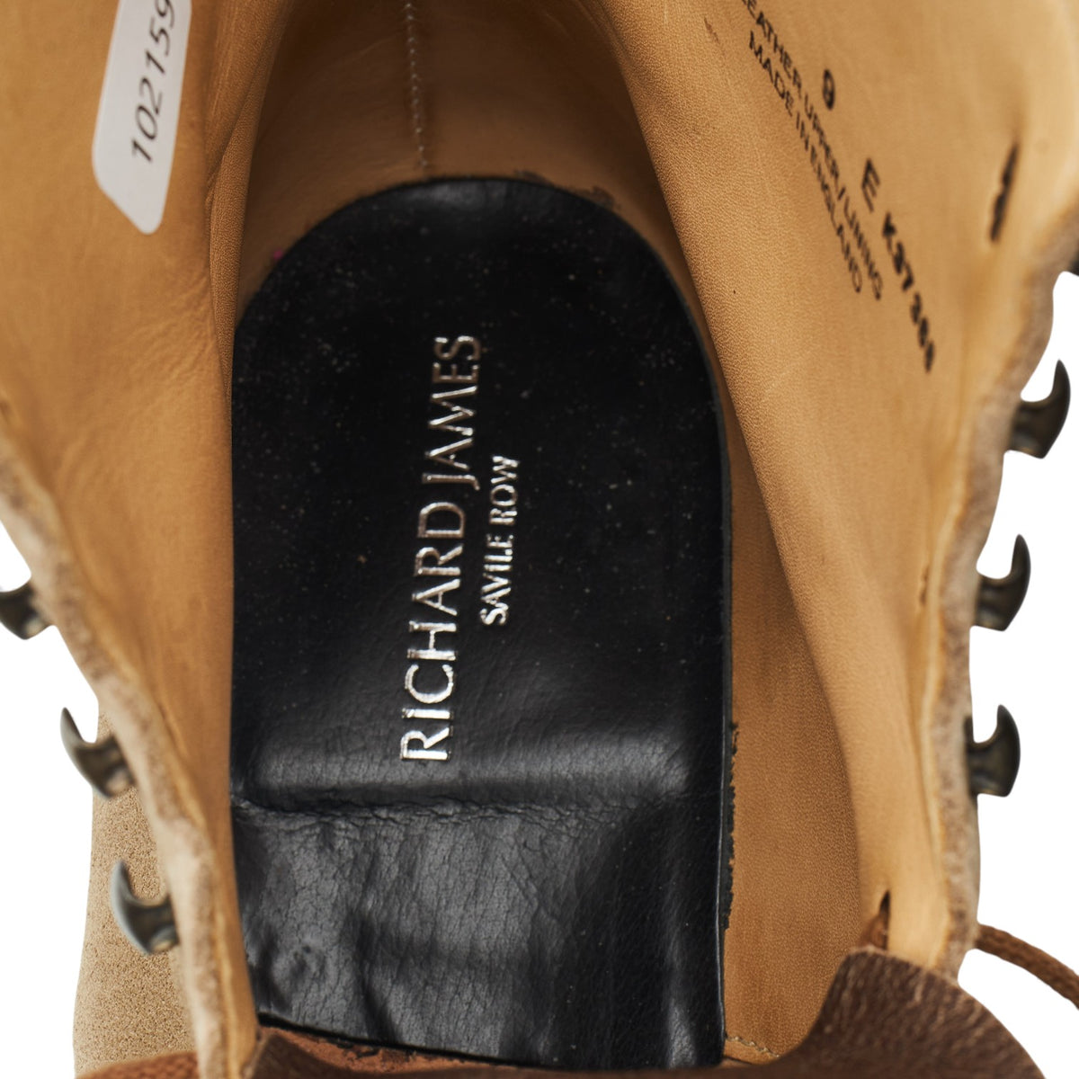 Richard James Sand Suede Apron Boots UK 9 E