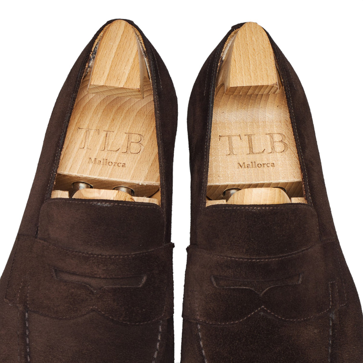 '117 Artista' Dark Brown Suede Loafers UK 8