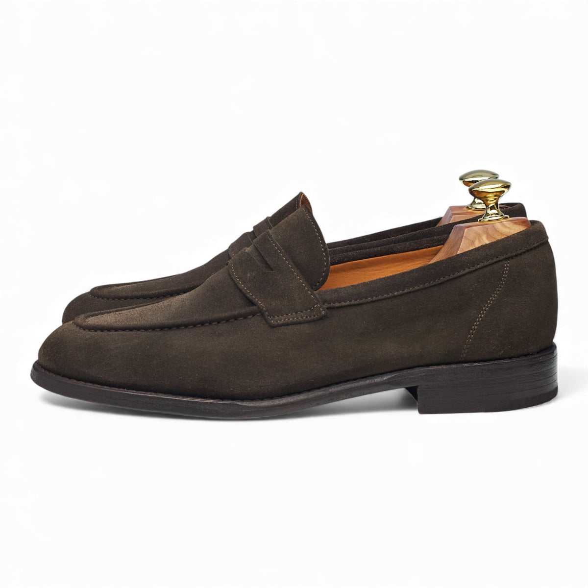 'Lysekil' Brown Suede Loafers UK 7.5