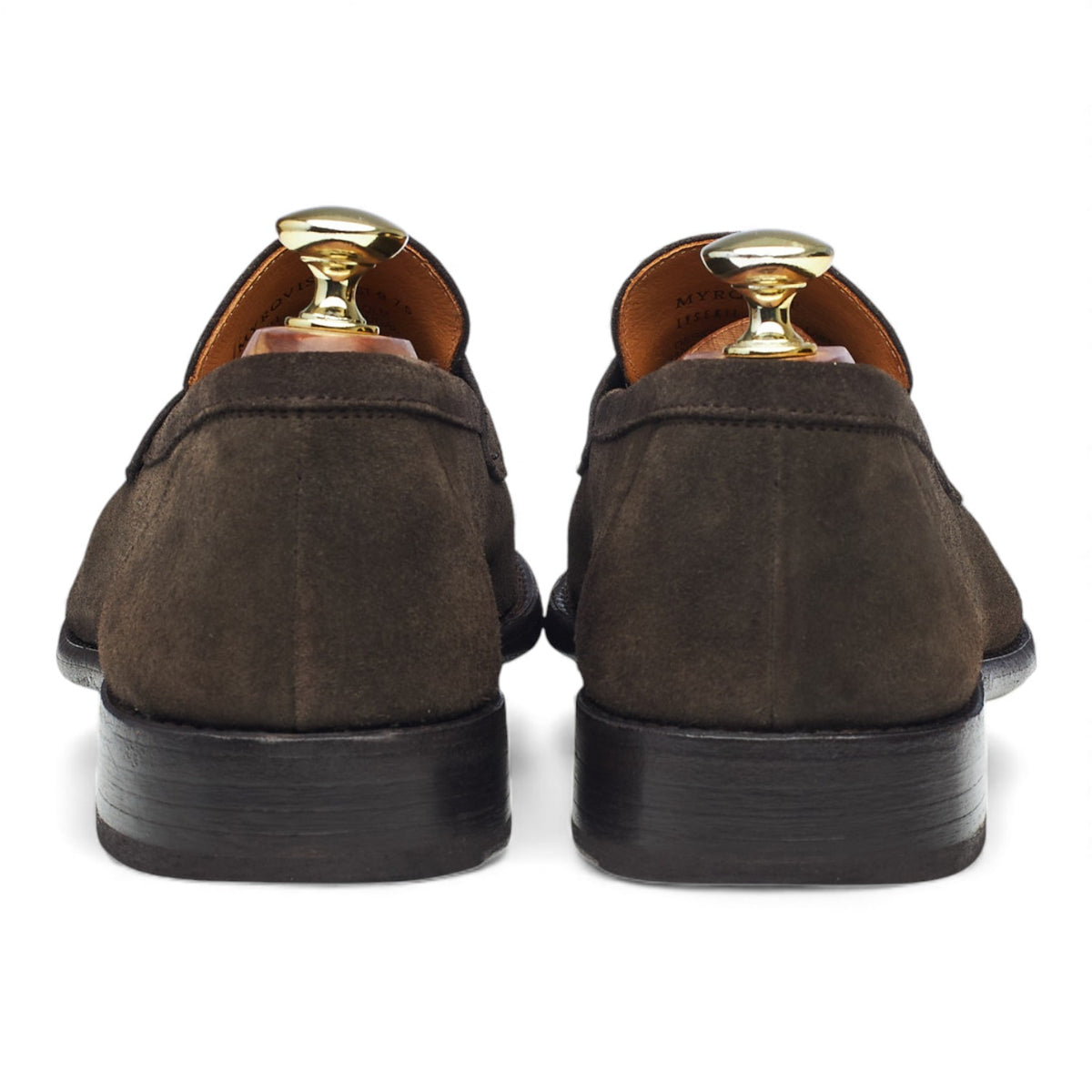 'Lysekil' Brown Suede Loafers UK 7.5