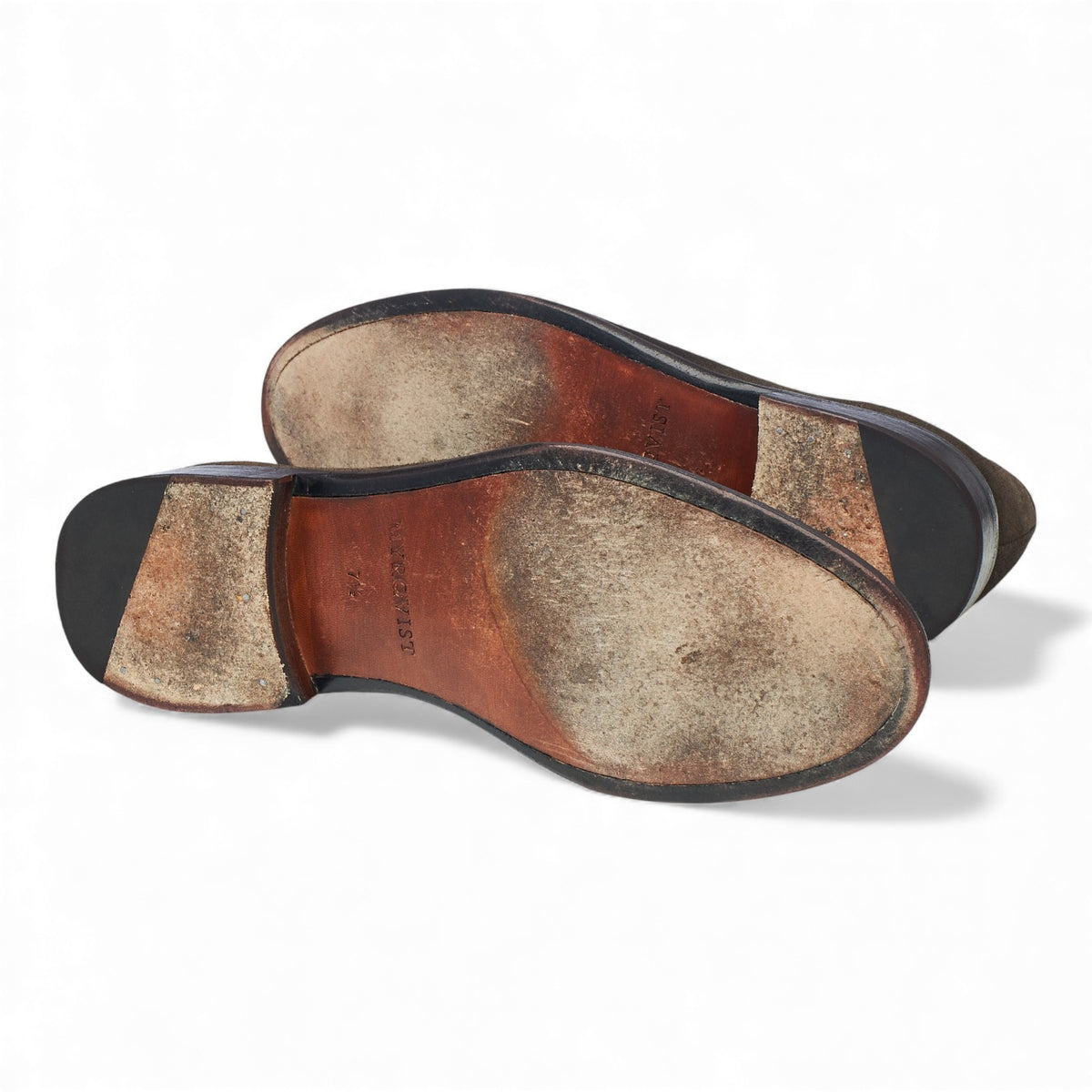 'Lysekil' Brown Suede Loafers UK 7.5