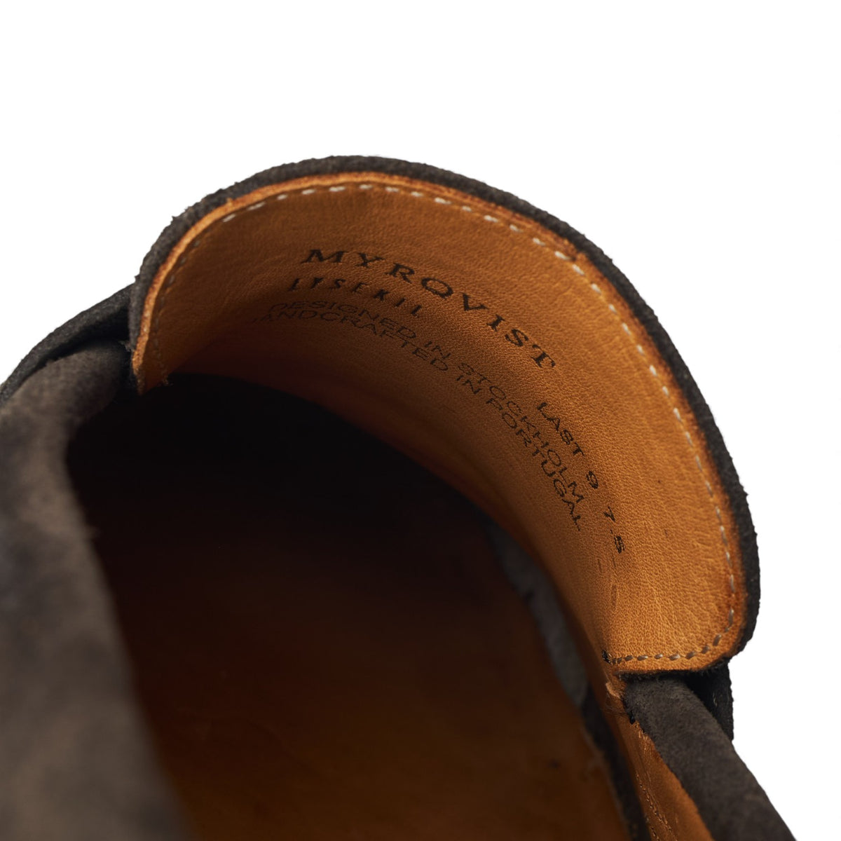 'Lysekil' Brown Suede Loafers UK 7.5