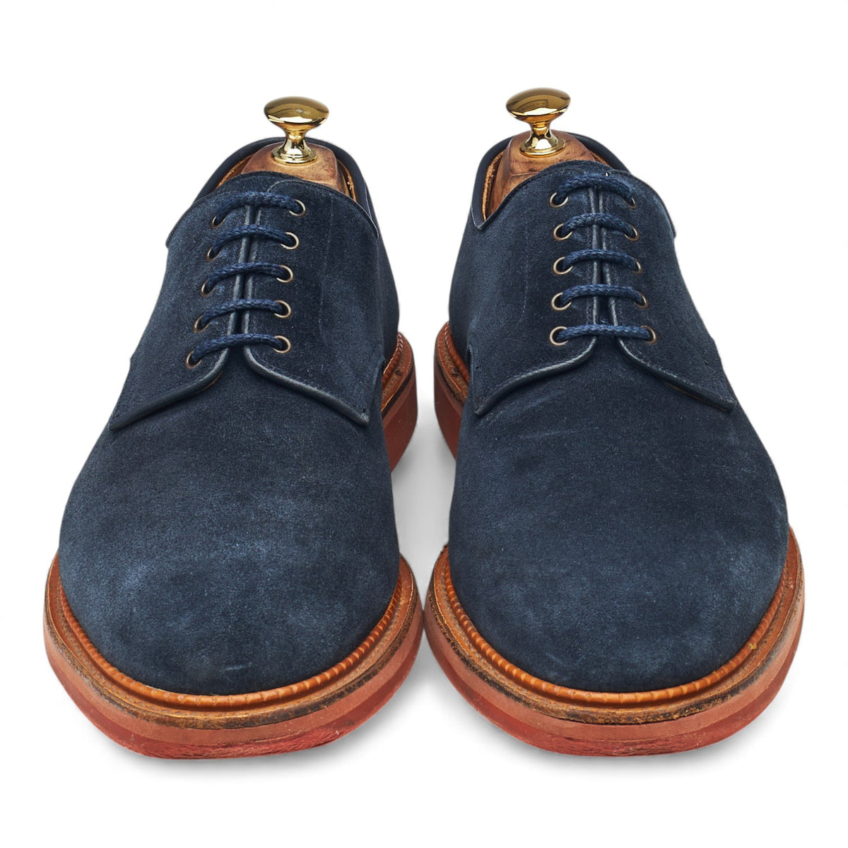 'Cornell' Blue Suede Derby UK 10 E