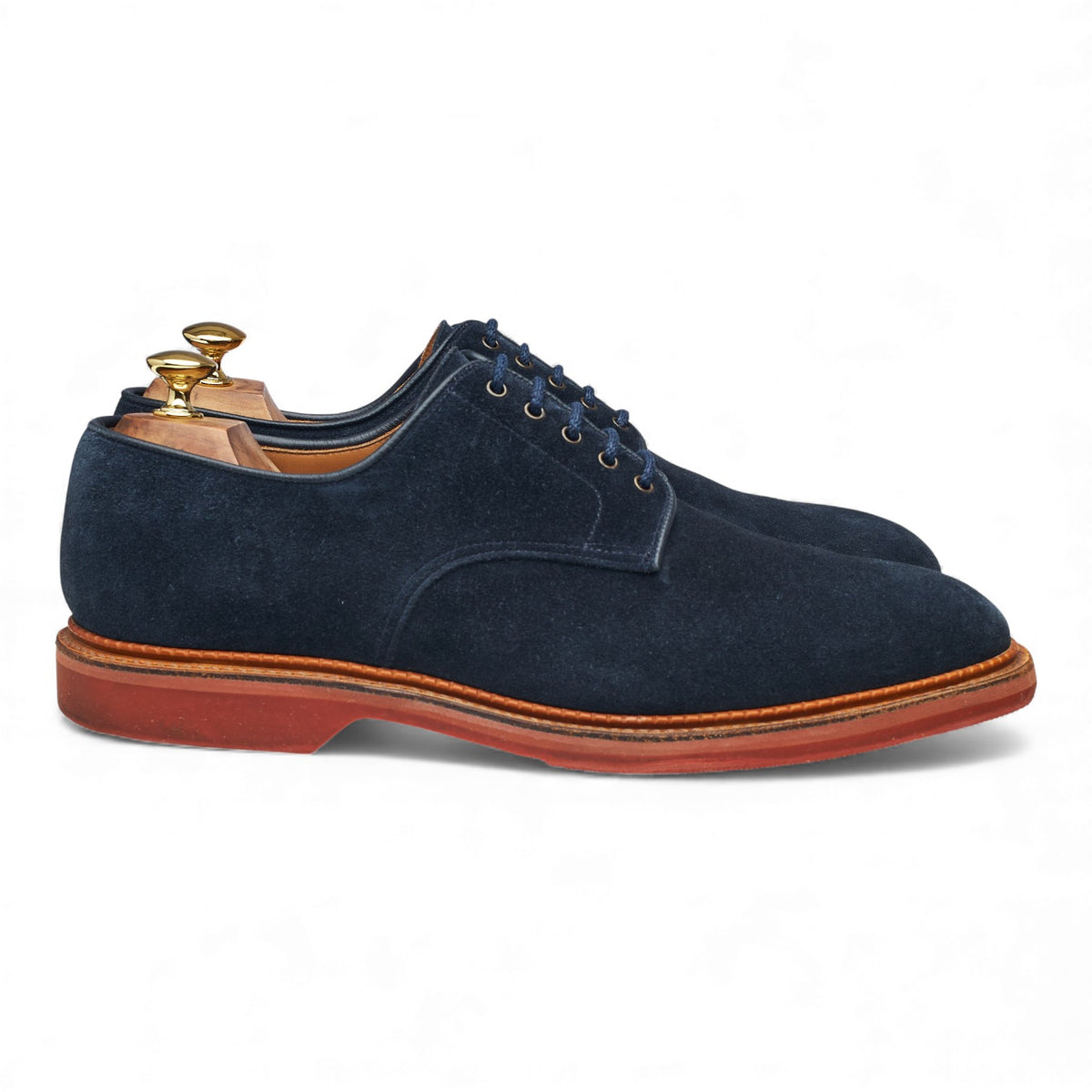 'Cornell' Blue Suede Derby UK 10 E