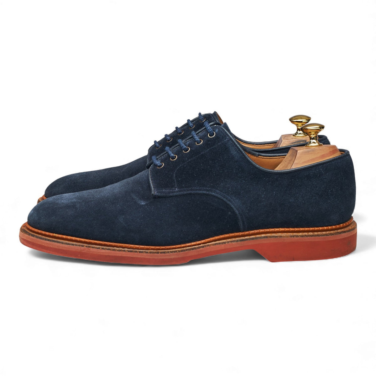 'Cornell' Blue Suede Derby UK 10 E