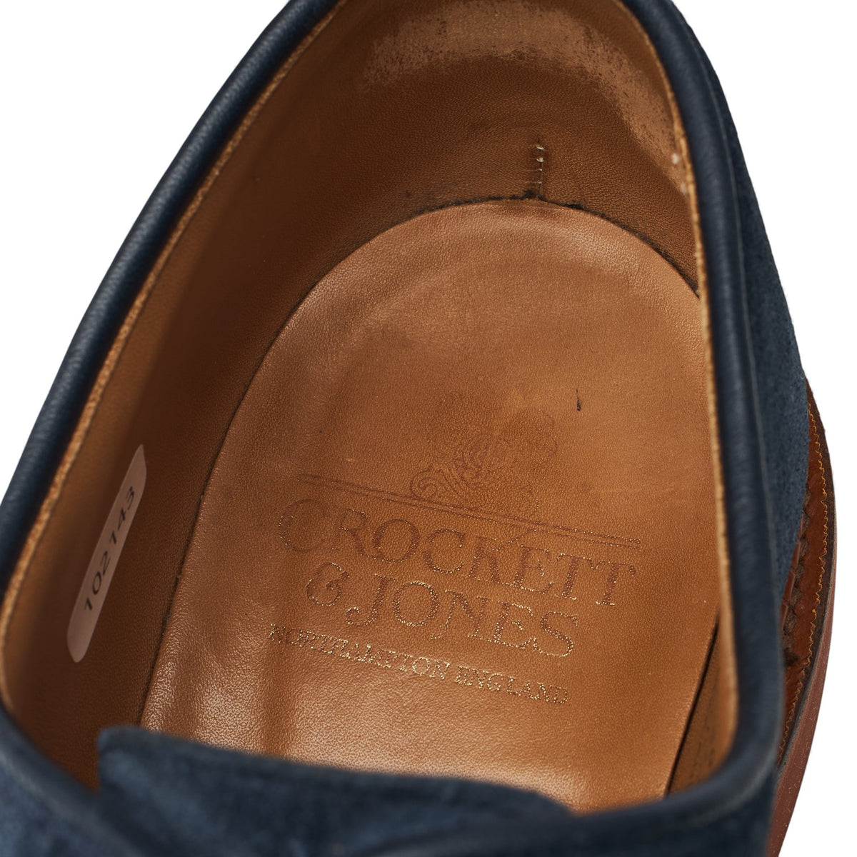 'Cornell' Blue Suede Derby UK 10 E