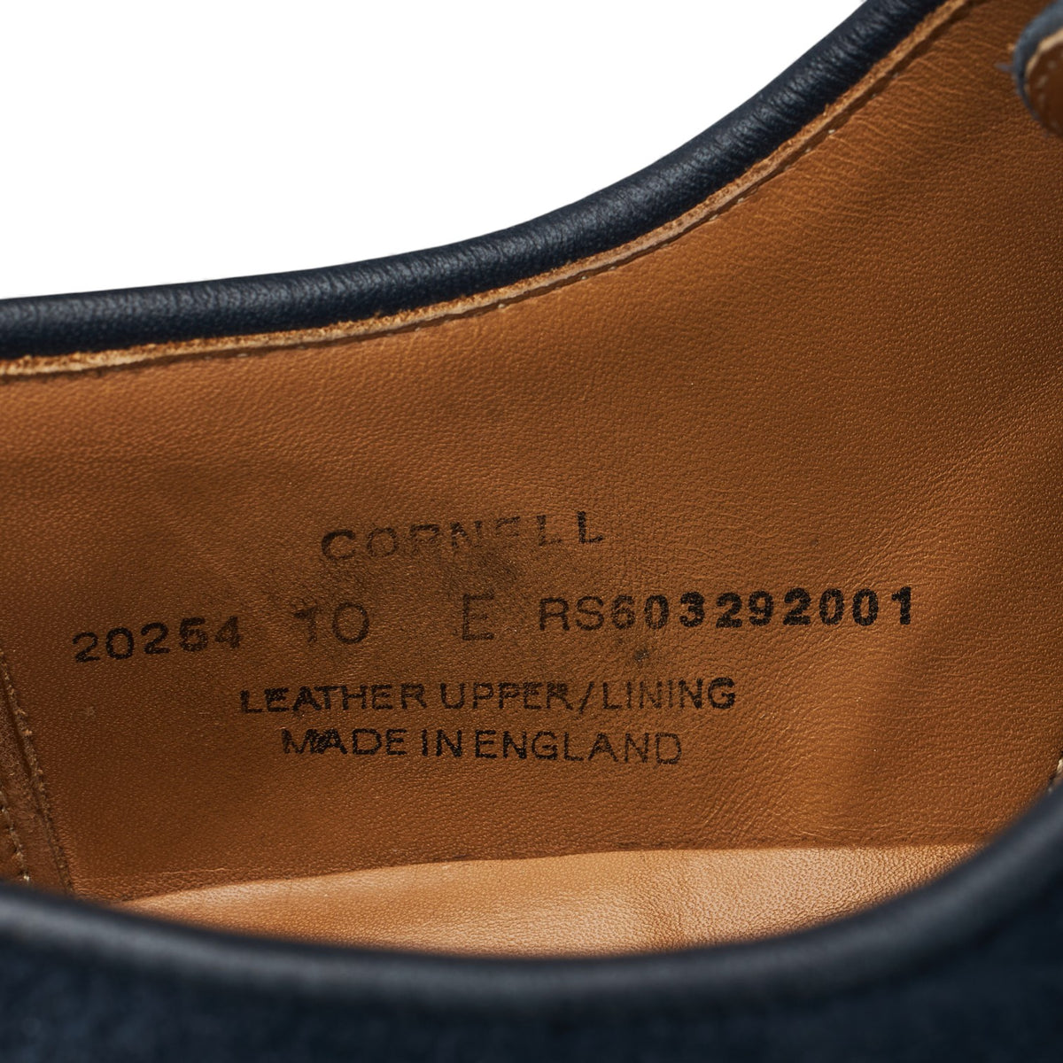 'Cornell' Blue Suede Derby UK 10 E