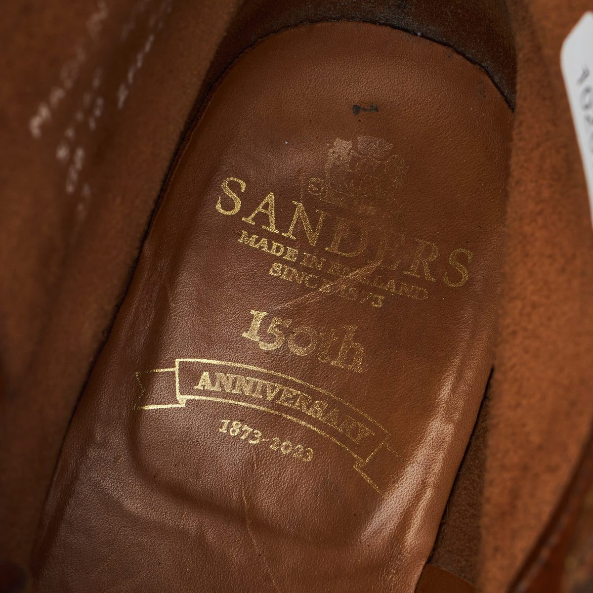 'Harrison' Tan Brown Leather Boots UK 10