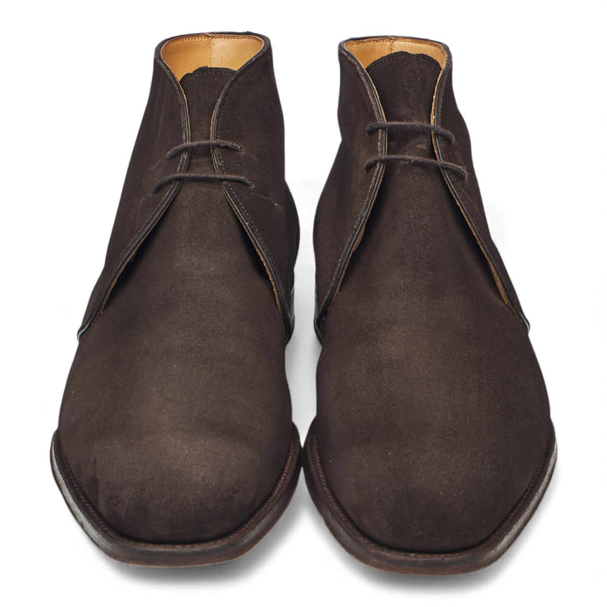 'Boughton' Dark Brown Suede Chukka Boots UK 9 F